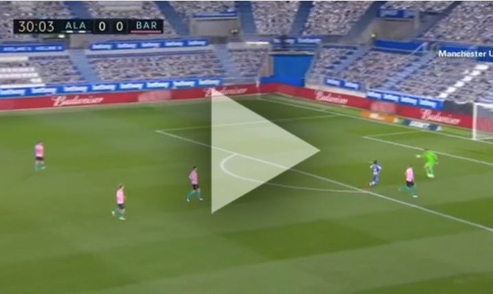 Fatalny błąd Neto i Barca traci bramkę! [VIDEO]